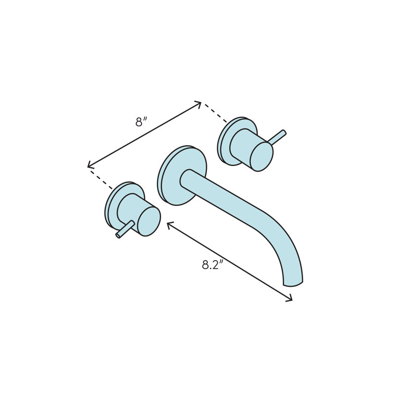 Kingston Brass English Country Wall Mounted Faucet Bathroom Faucet ...